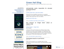 Tablet Screenshot of greenhellblog.com